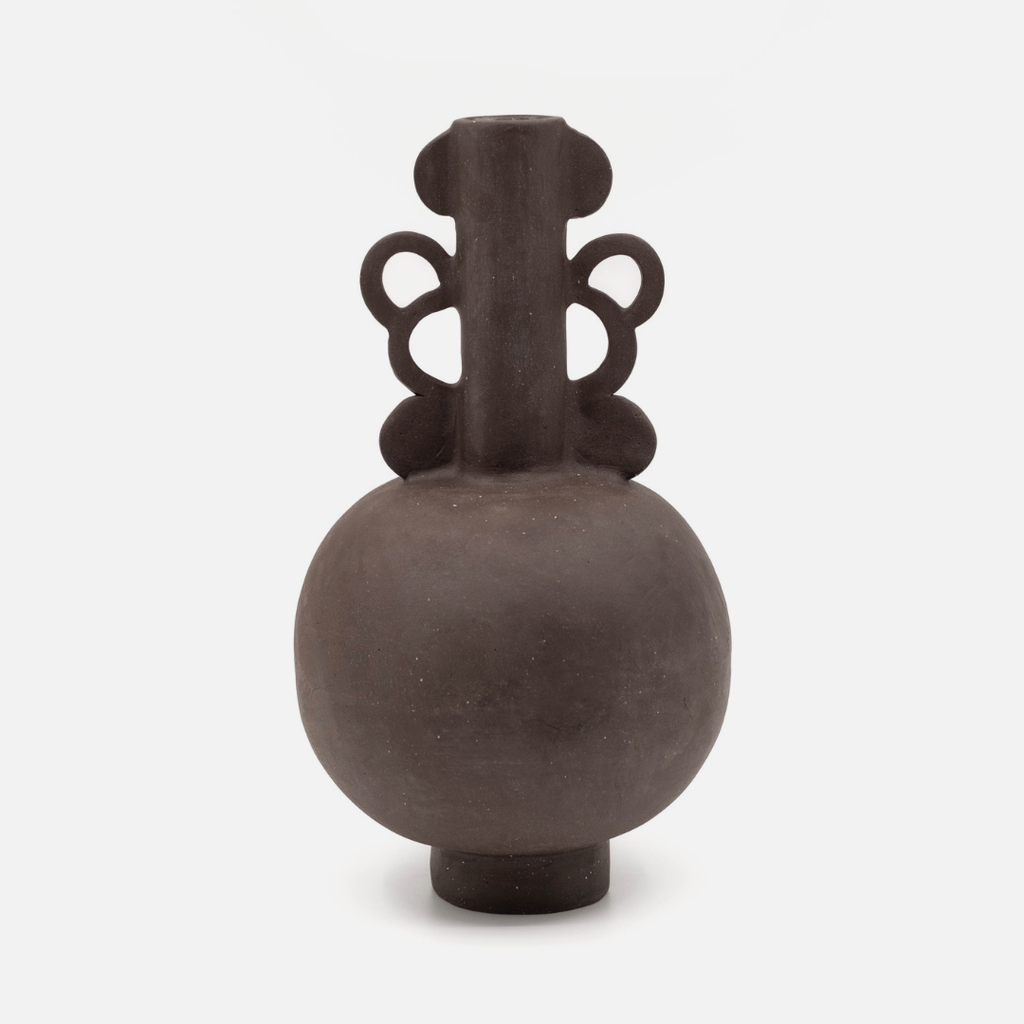 Trio Totem Vase - Black