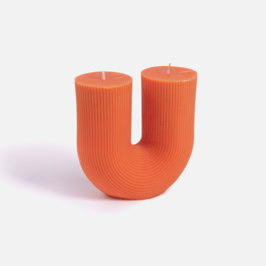 Deco Arch Candle - Summer Orange