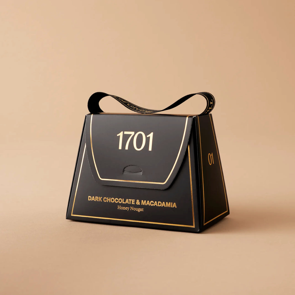 1701 Honey Nougat Handbag - Dark Chocolate & Macadamia