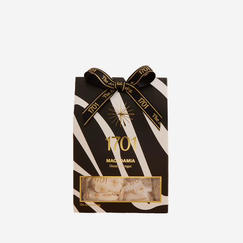 1701 Honey Nougat Box - Macadamia Zebra Print