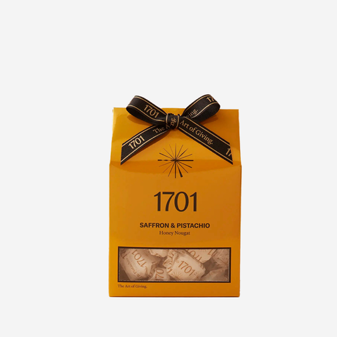 1701 Honey Nougat Box - Saffron and Pistachio