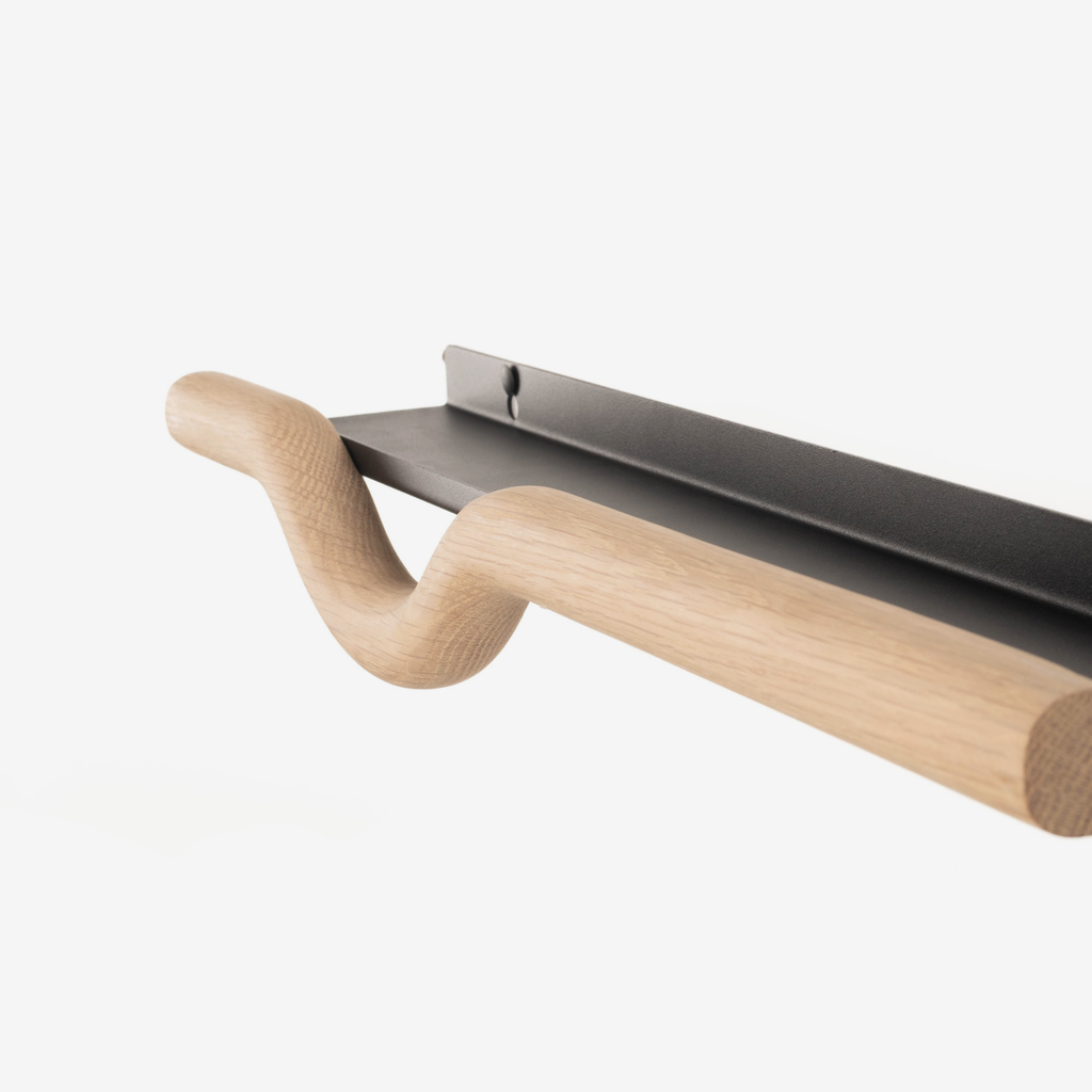 Noodle Lip Shelf Combo - Solid Oak