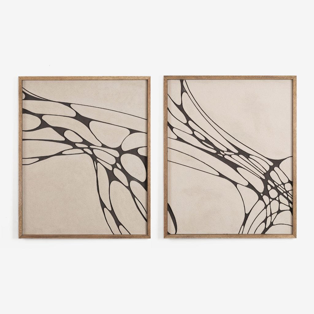 Butterfly Effect Textured Wall Art - Set of Two