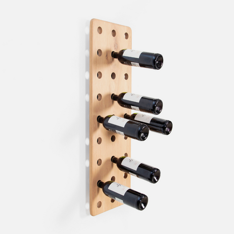 Alpine 27 bottle Wine Rack - Solid Oak