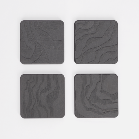 Iconomy x Hydro Hold - ErodeDiatomite Square Coasters Set