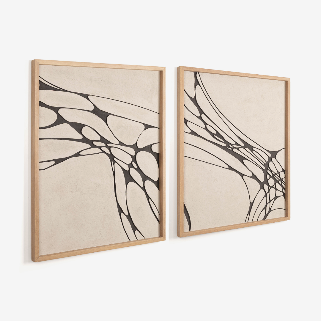 Butterfly Effect Textured Wall Art - Set of Two