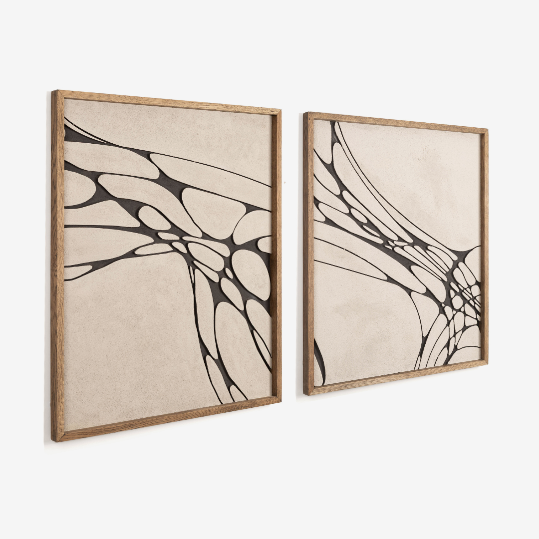 Butterfly Effect Textured Wall Art - Set of Two