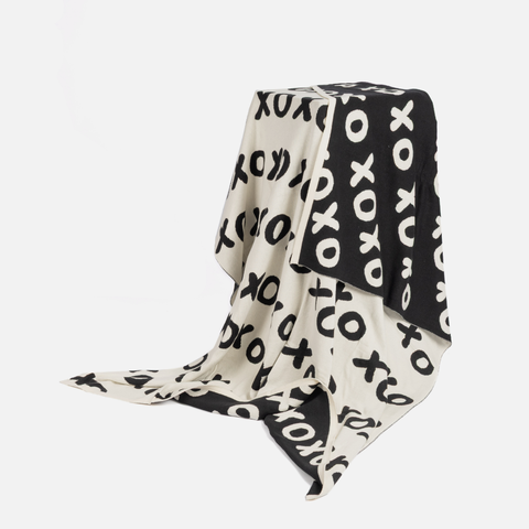 Cotton Throw - Nougat's and Crosses