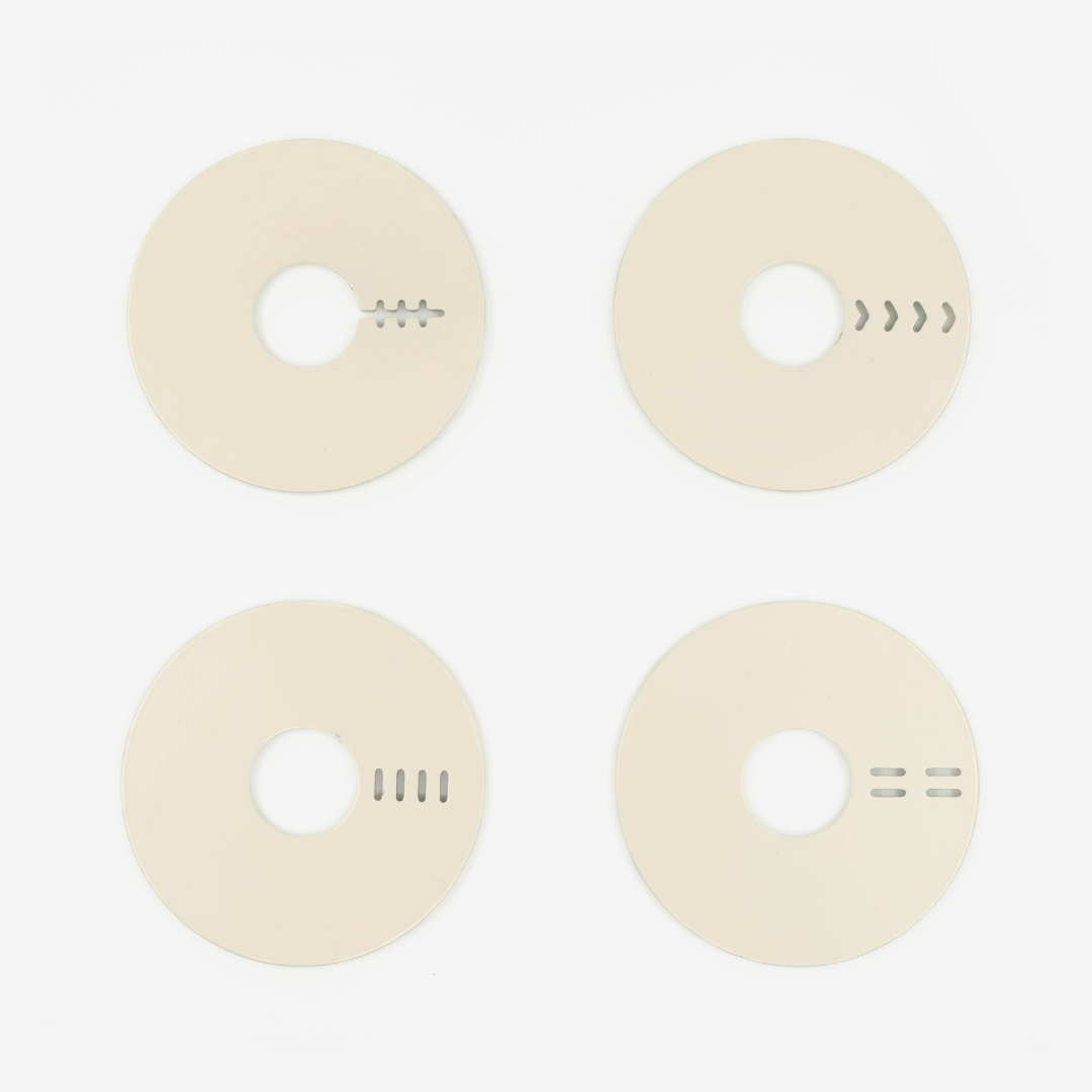 Stockholm Donut Coaster Set - Cream