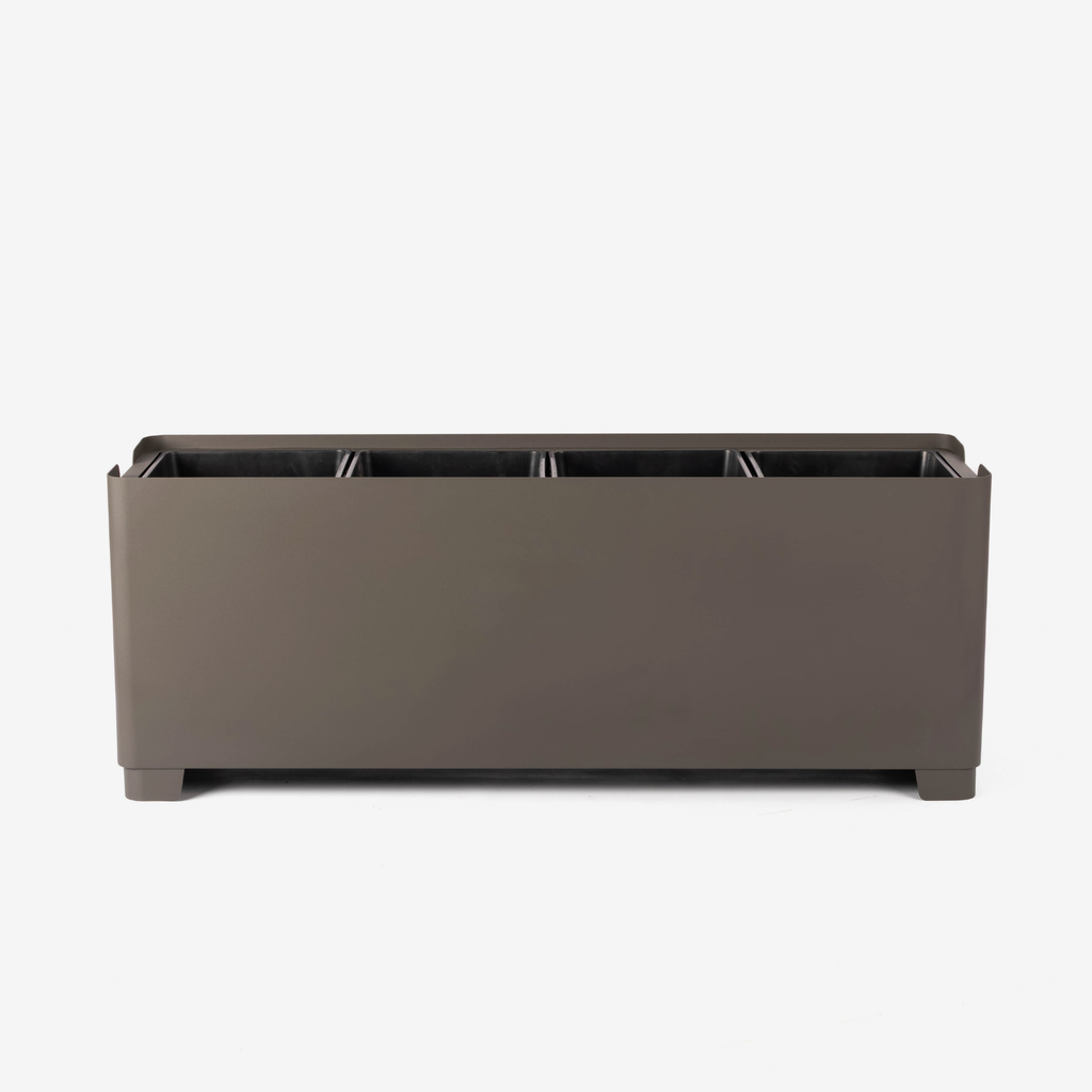 Soft Edge Planter - Umber Grey