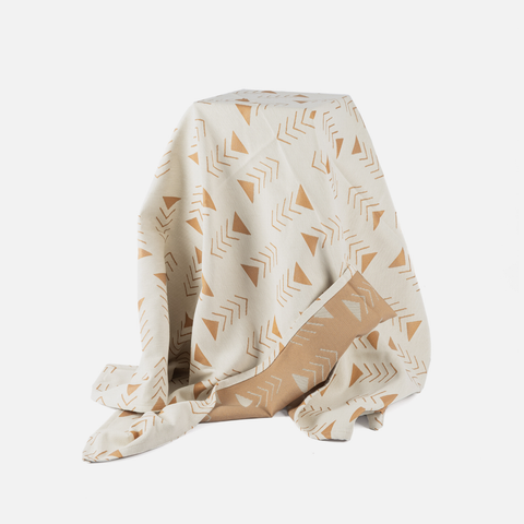 African Mud Cloth Throw - Congo