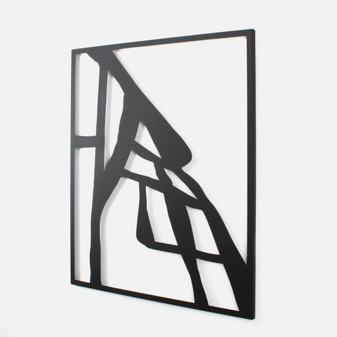 Steel Wall Art - Blurred Lines (Set of two)