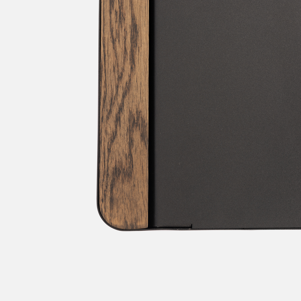 Lacuna Dustbin - Black / Dark Oak