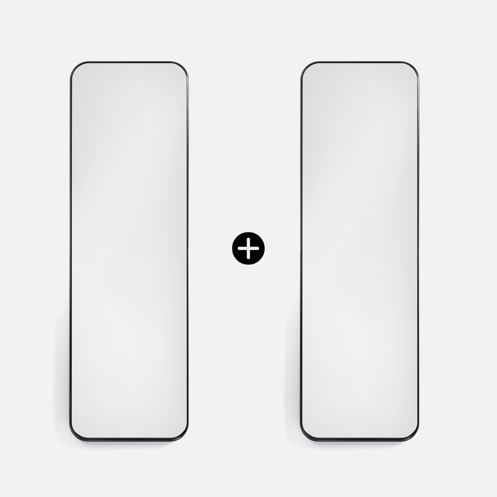 Oversized Soft Edge Mirror Combo