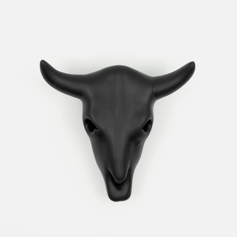 Cow Skull Medium - Black