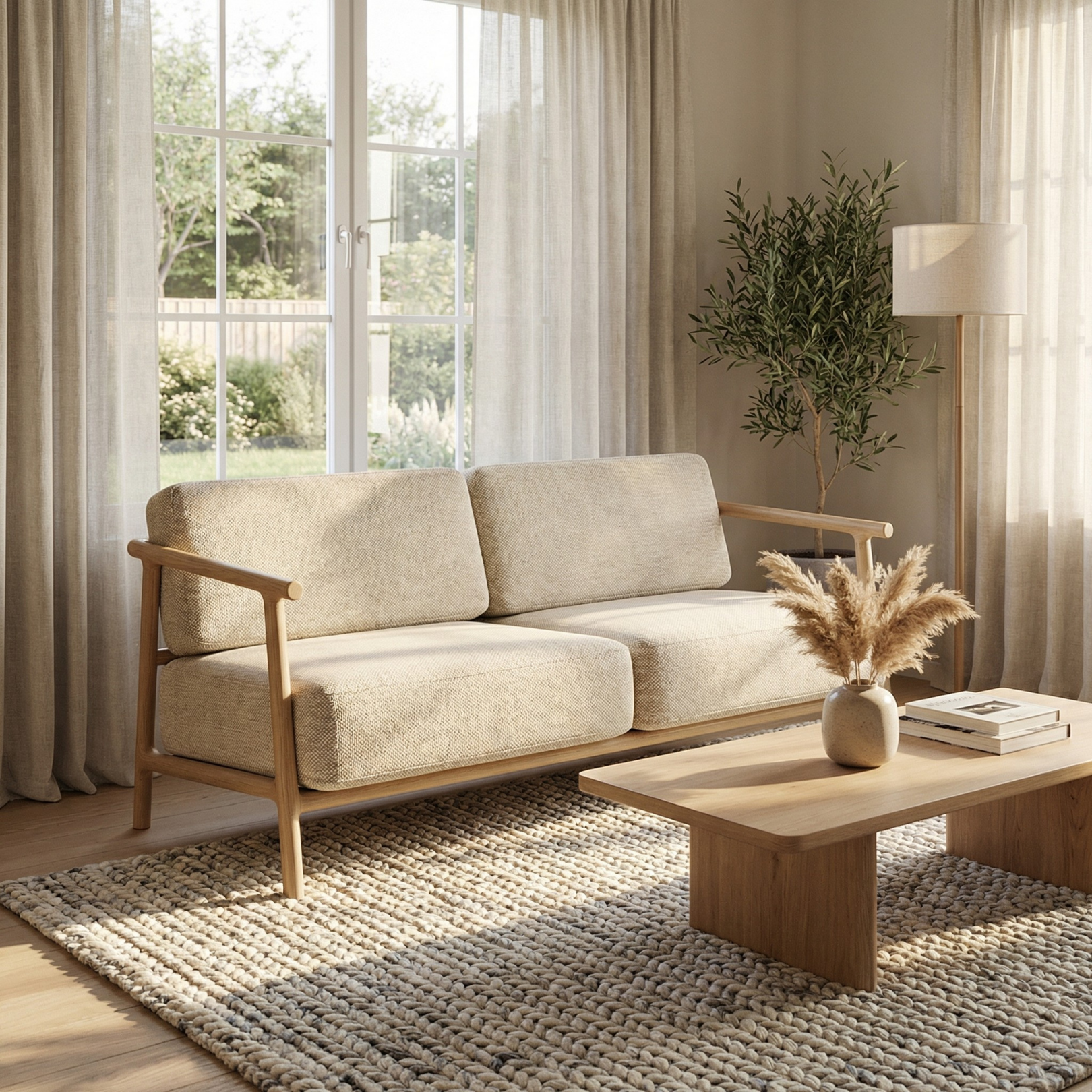 Sydney Sofa - Light Oat / Oatmeal