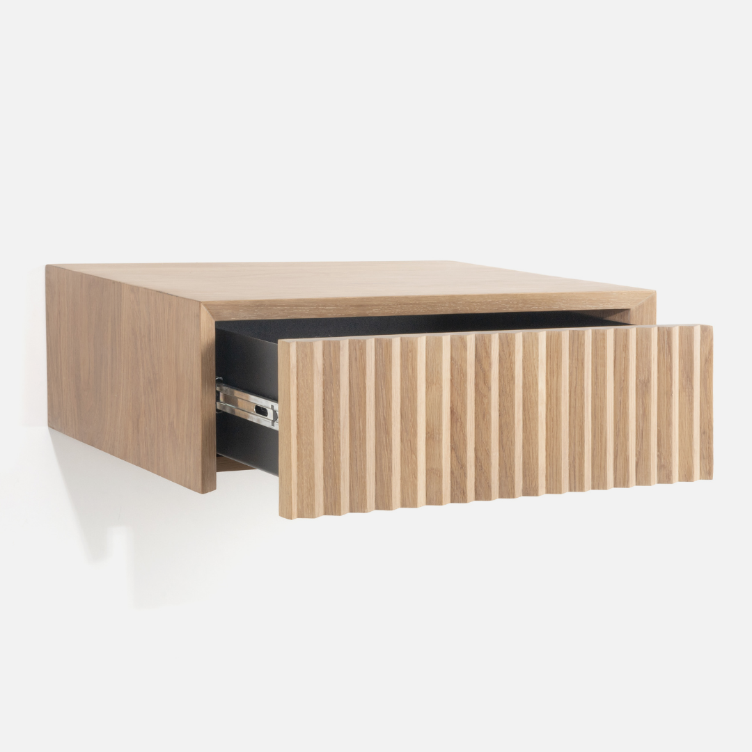 Copenhagen Floating Side Table - Light Oak