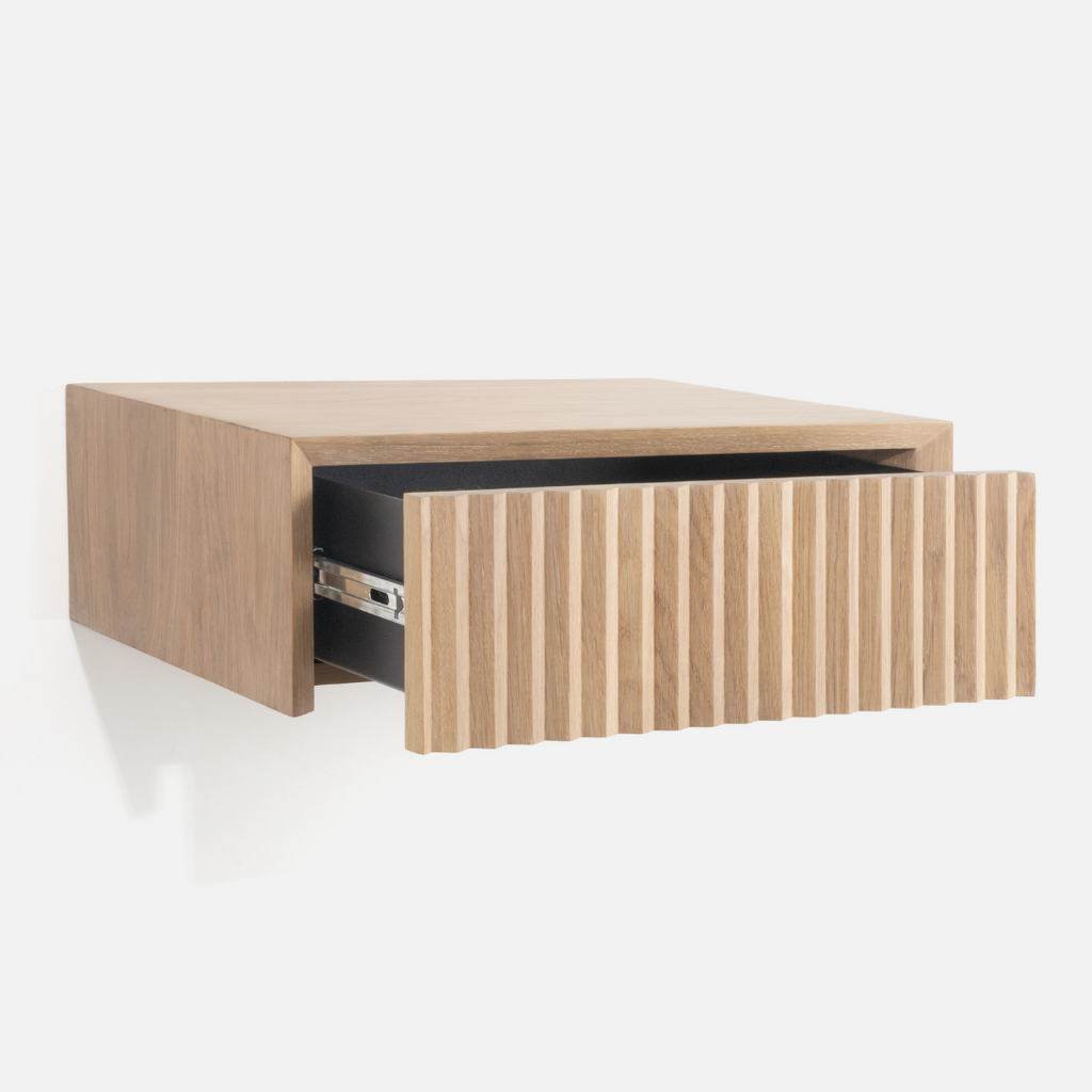 Copenhagen Floating Side Table - Light Oak