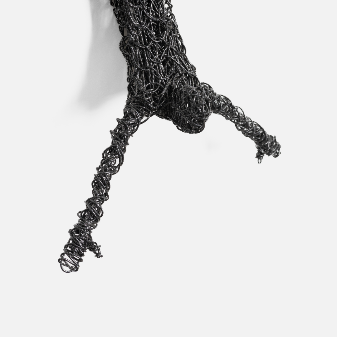 Wire Sculpture - Dive Wall Mounted