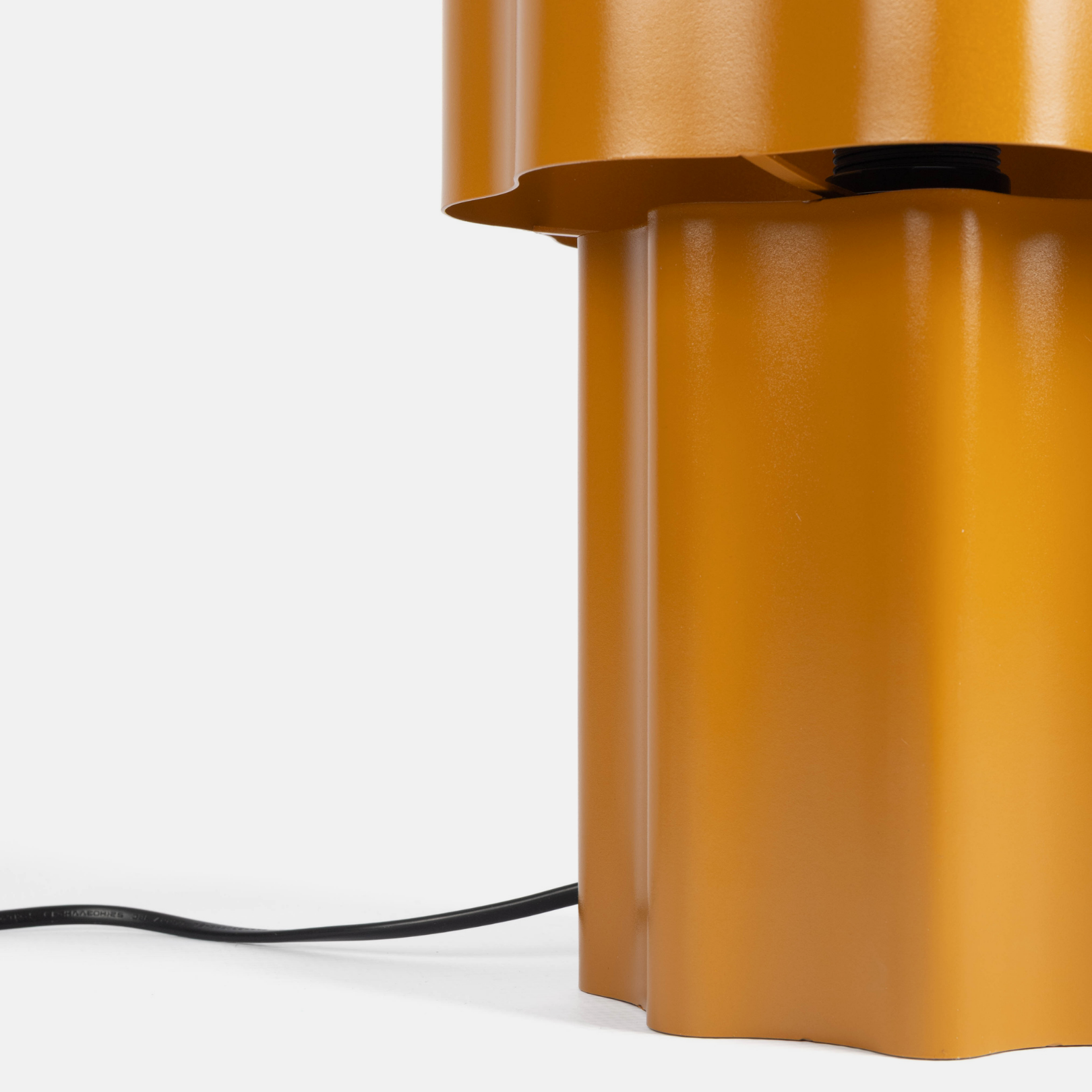 Scallop Lamp - Amber