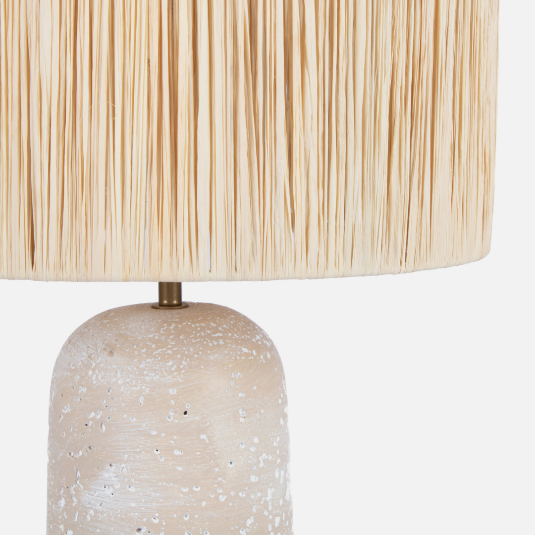 Boho Travertine Lamp