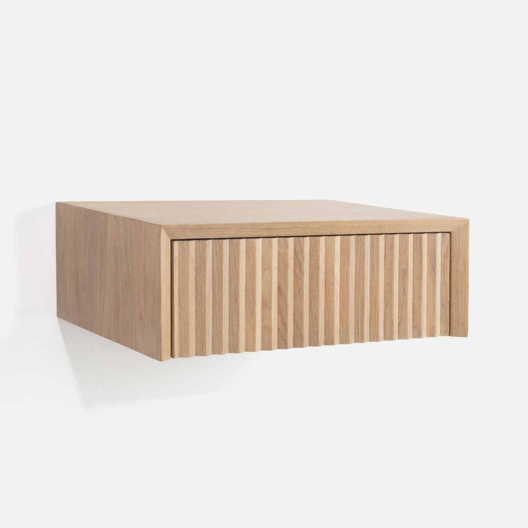 Copenhagen Floating Side Table - Light Oak