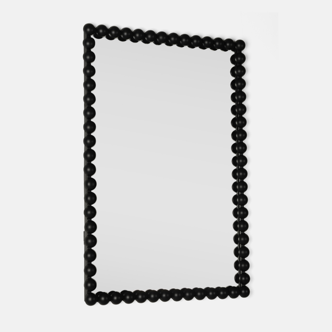 The Beaded Mirror - Black