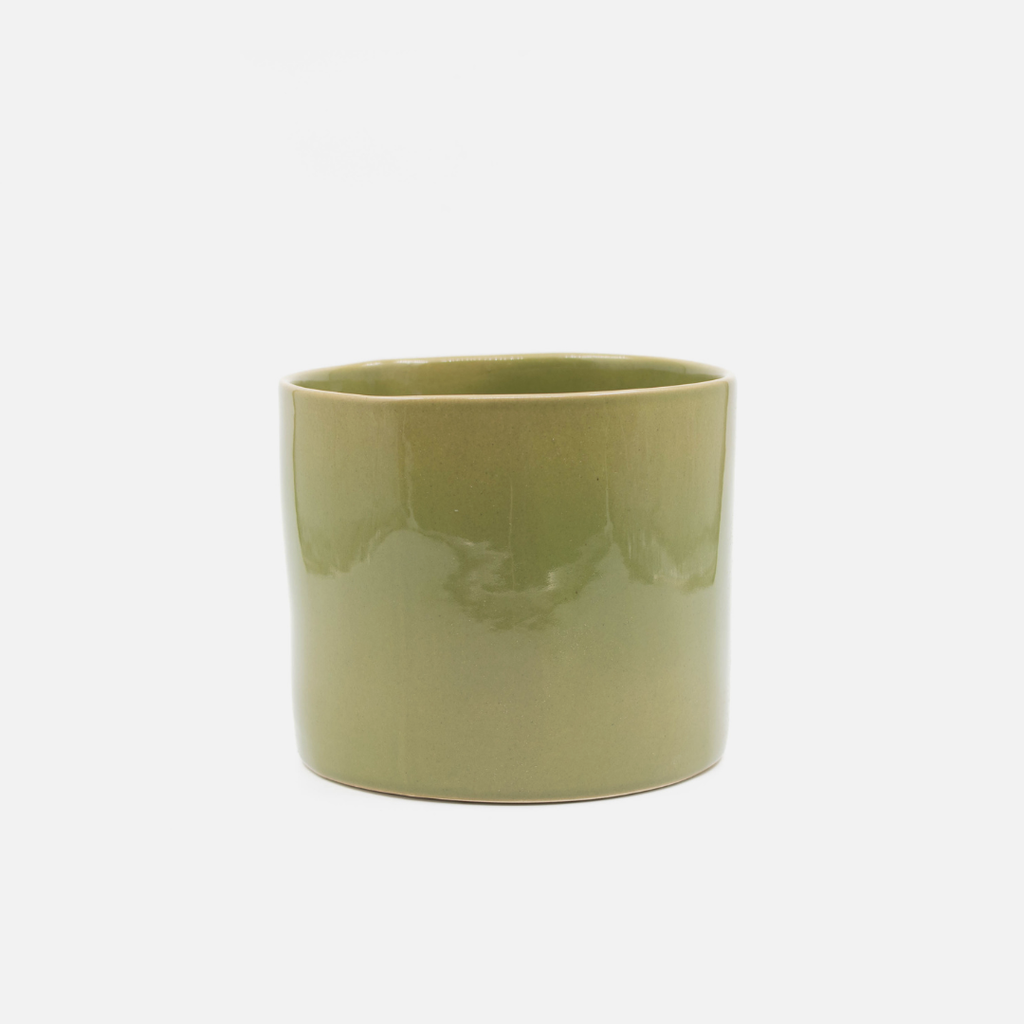 Cylinder Planter - Olive