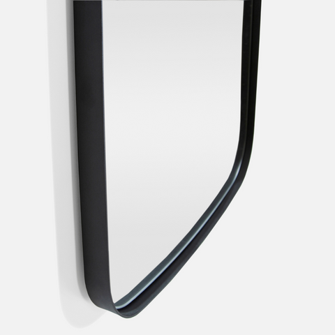 Deep Frame Soft Edge Mirror - Flared Design