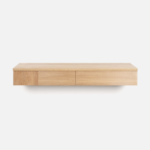 The Monolith Floating Server - Light Oak