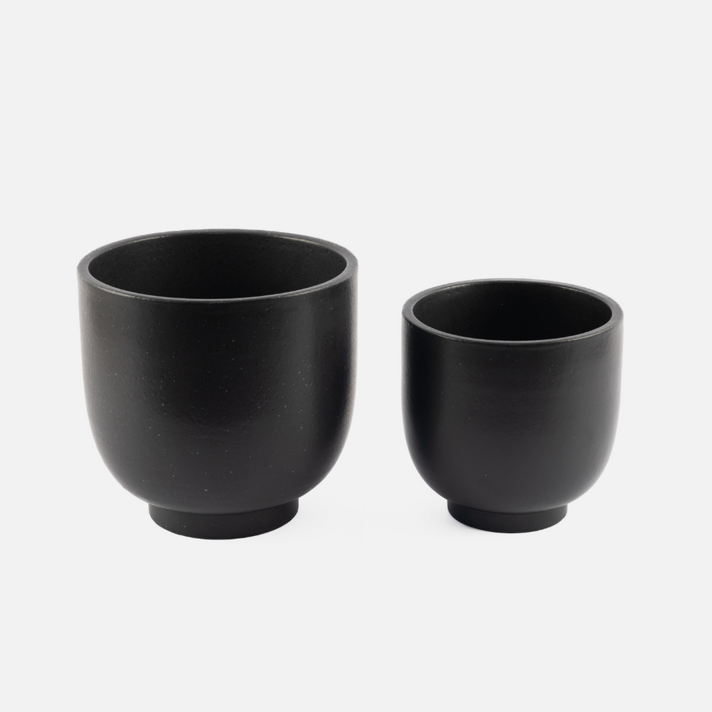 U-Planter & Tray - Black