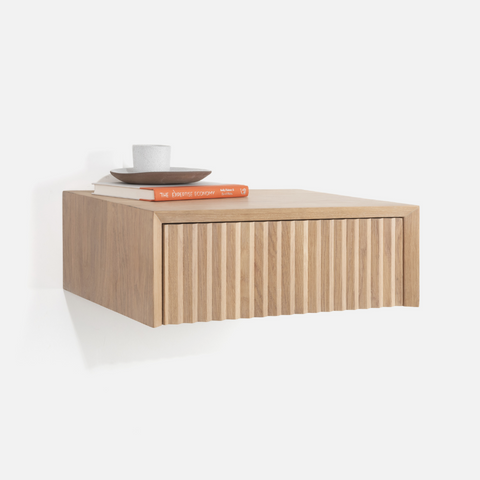 Copenhagen Floating Side Table - Light Oak