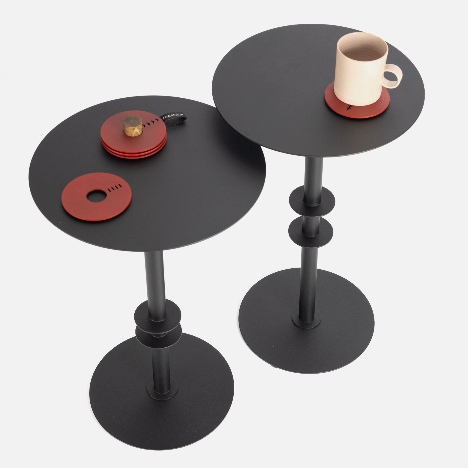 Afro Scandi Nesting Tables - Black