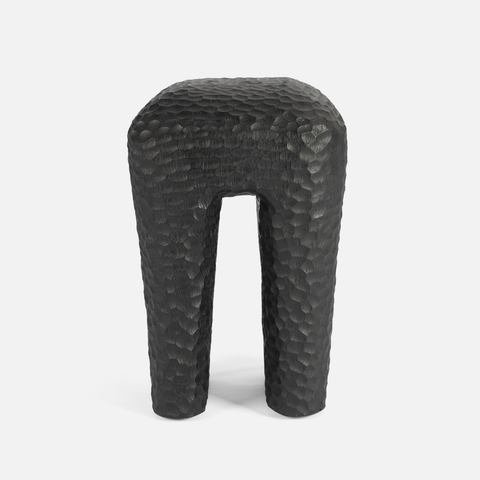 Riverstone Stool - Black Charcoal