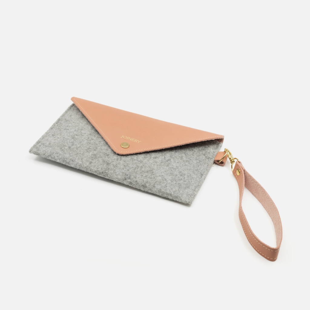Wallet Pouch - Leather + Felt