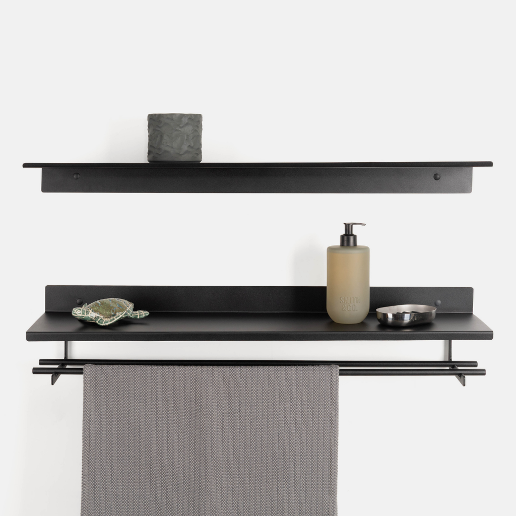 Soho Bathroom Shelf Combo - Black