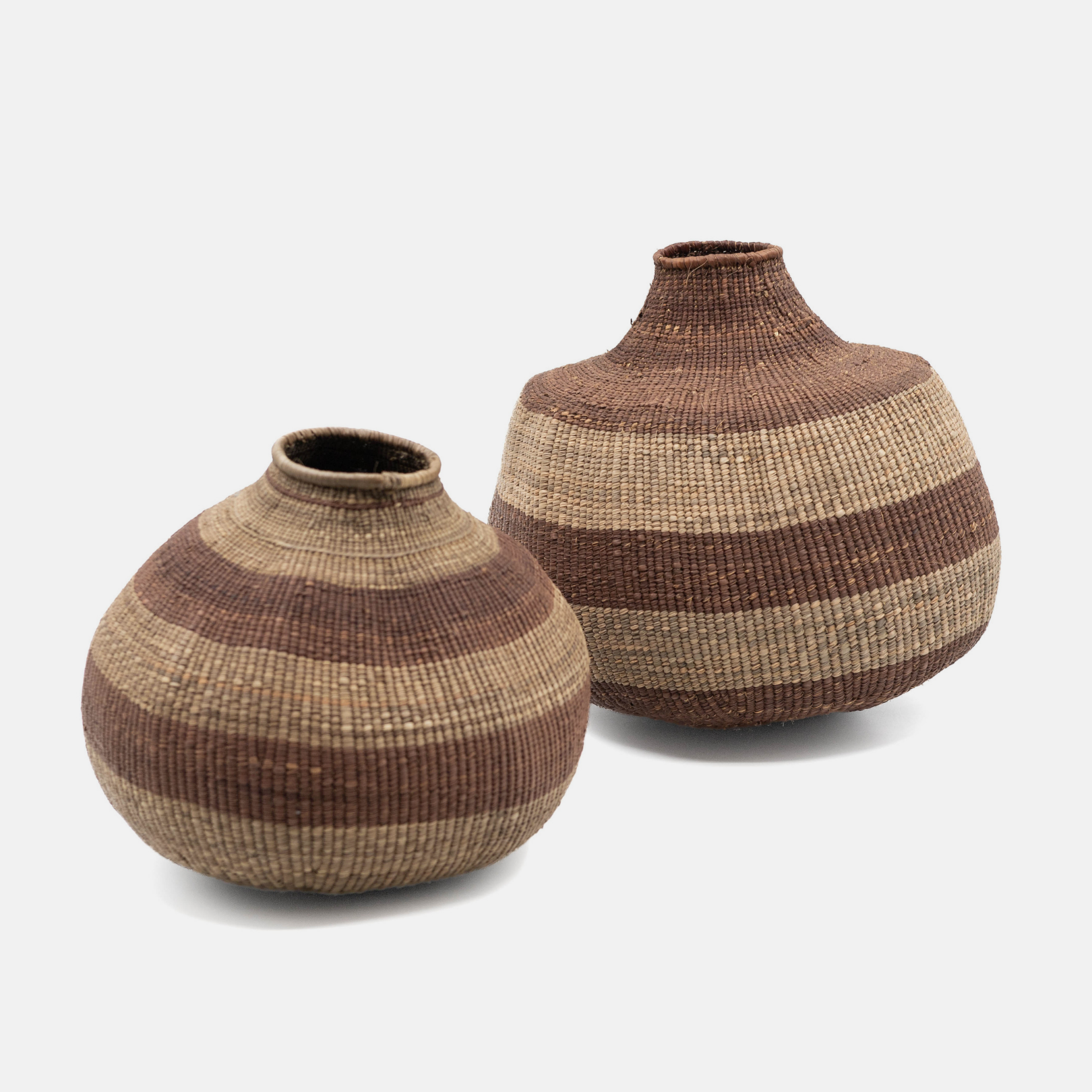 Kubu Basket - Brown & Natural