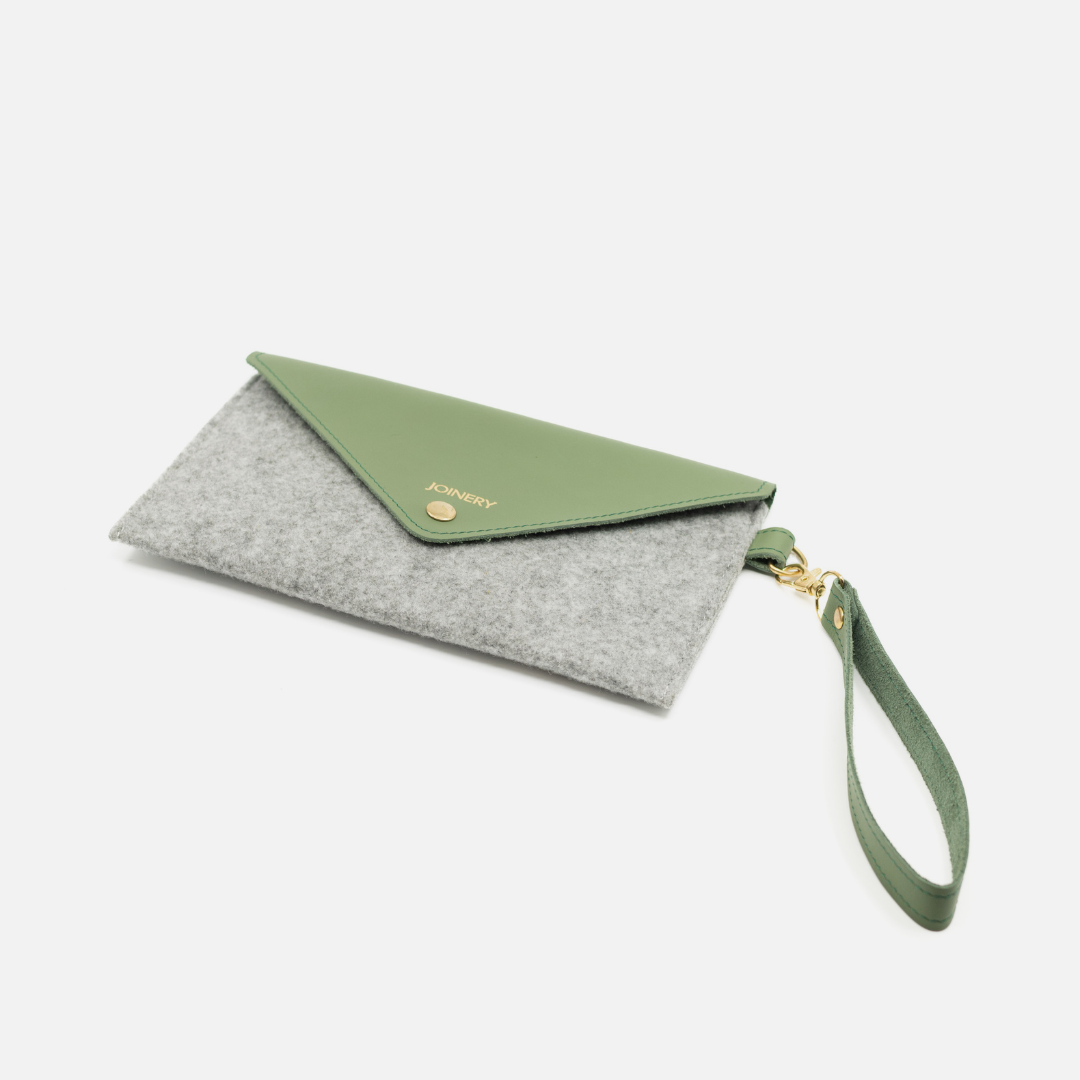 Wallet Pouch - Leather + Felt
