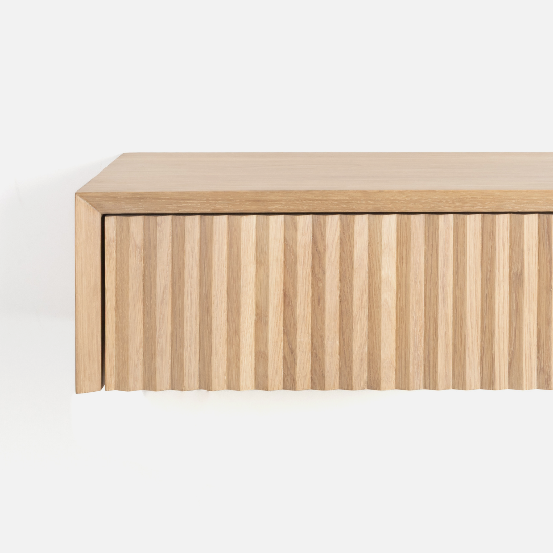 Copenhagen Floating Side Table - Light Oak