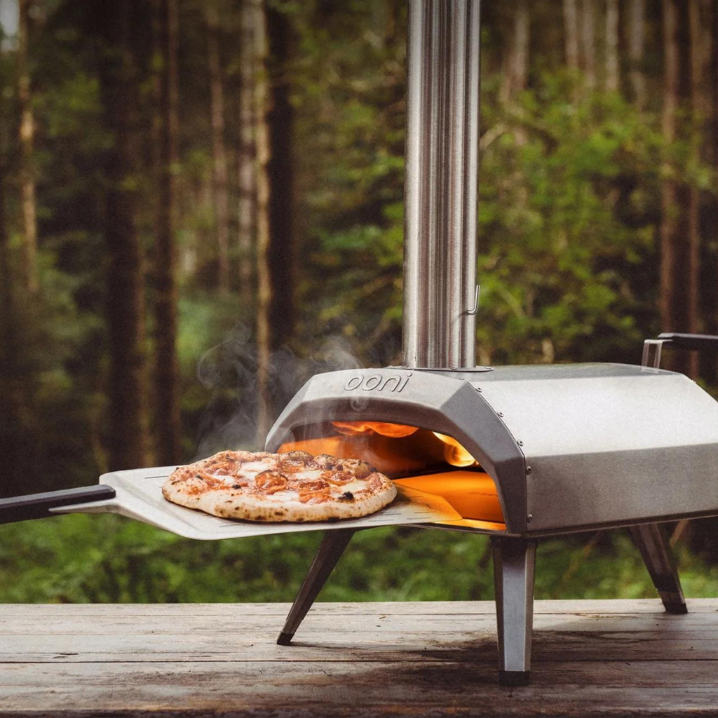 Ooni Karu Wood and Charcoal Pizza Oven 12" Brushed SS