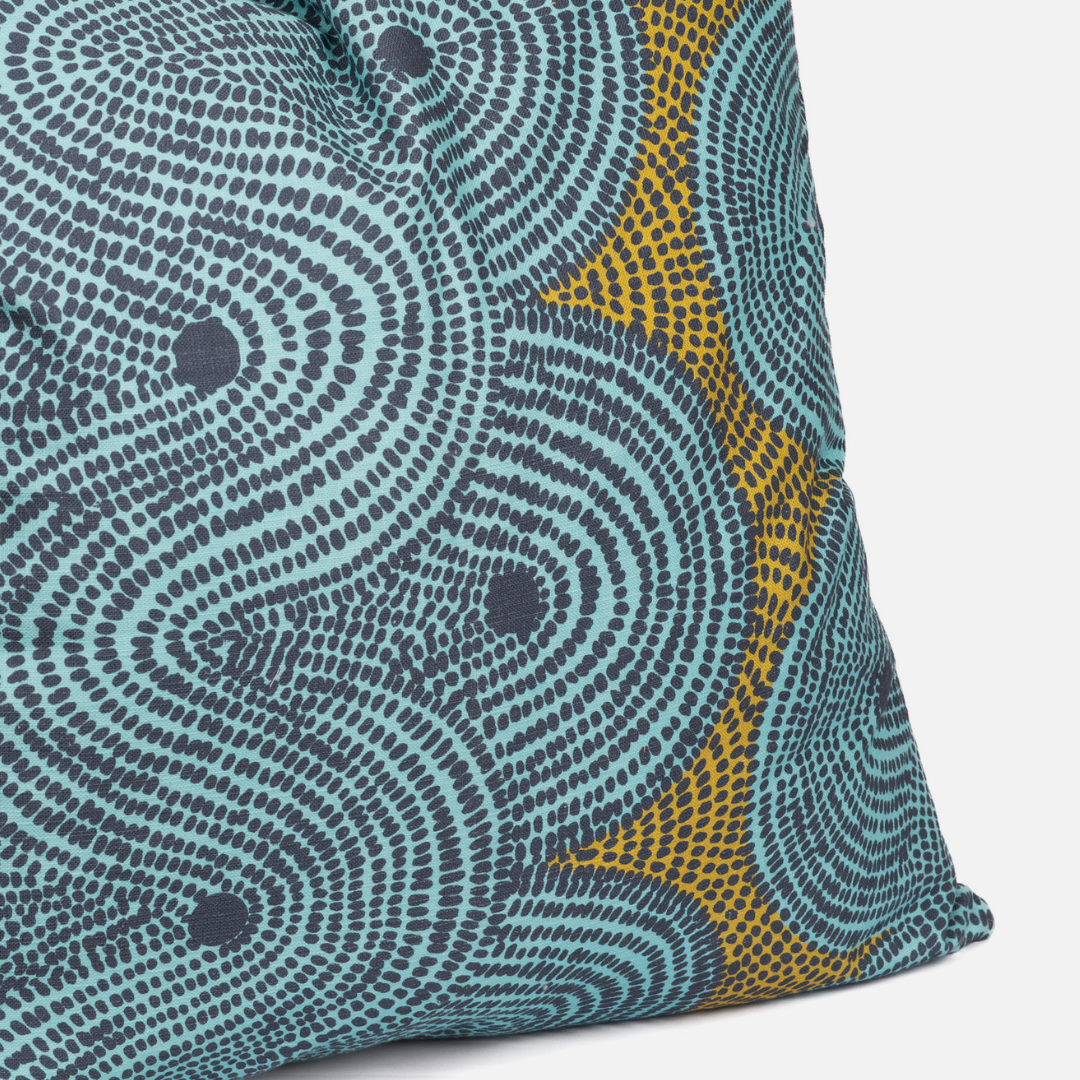 Scatter Cushion - Cropfield Aqua