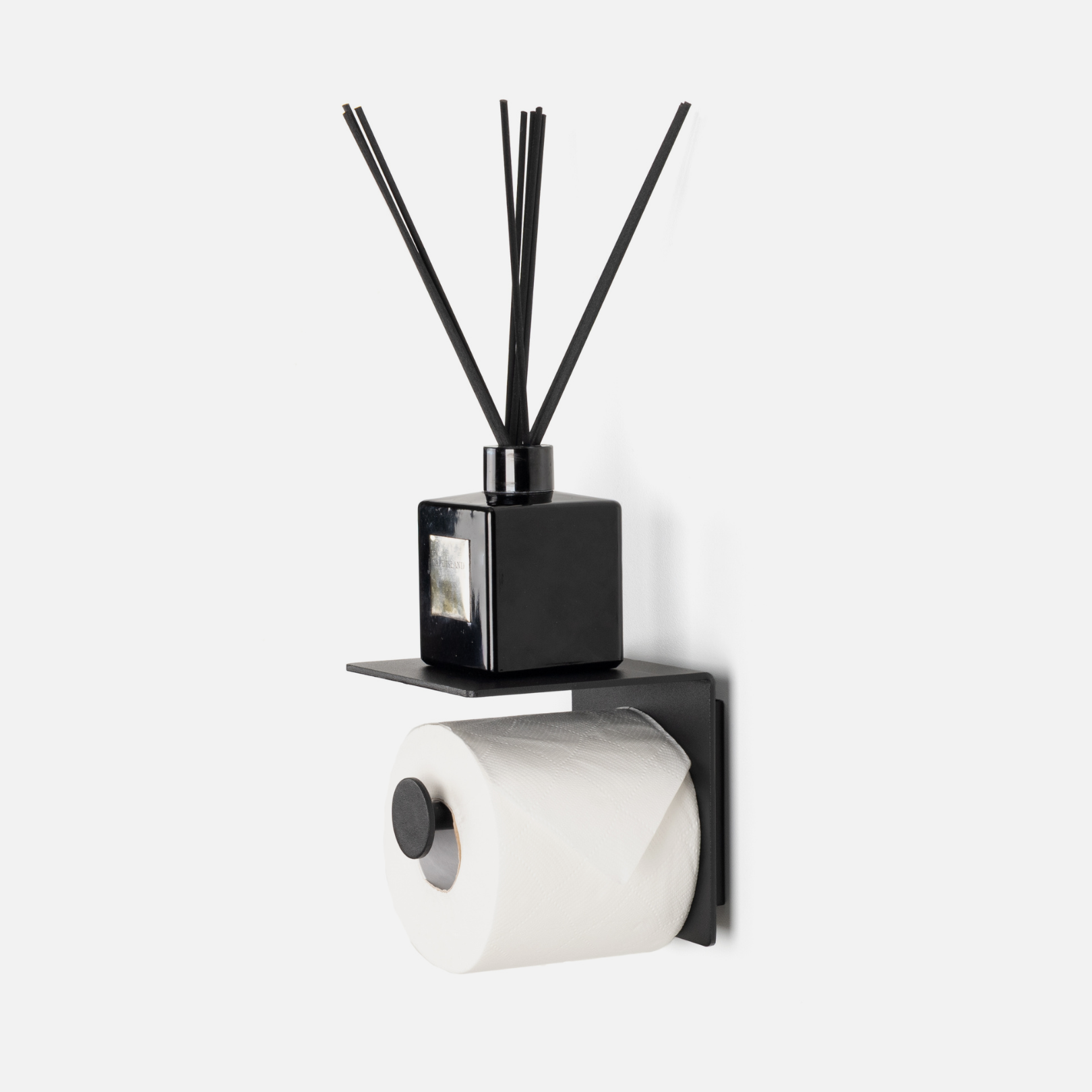Norr Toilet Roll Holder Set - Black
