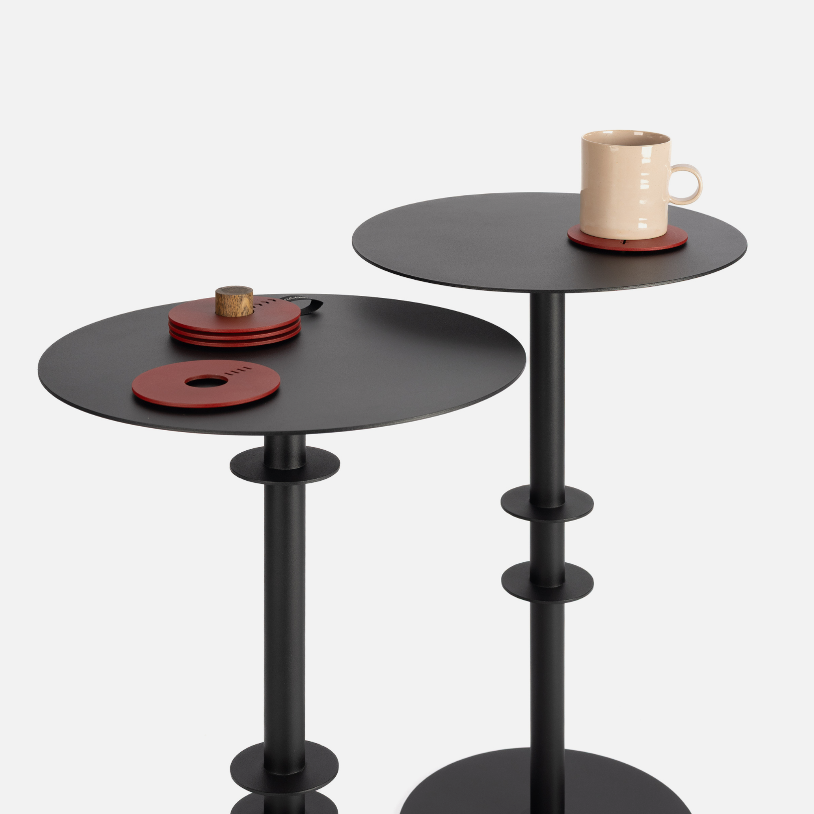 Afro Scandi Nesting Tables - Black