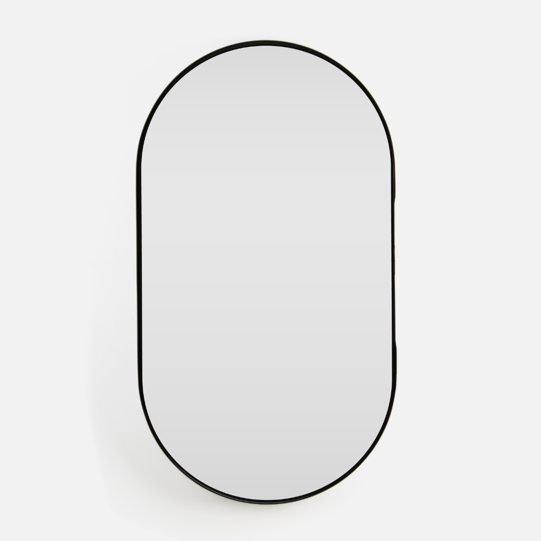 Deep Frame Pill Mirror Cabinet