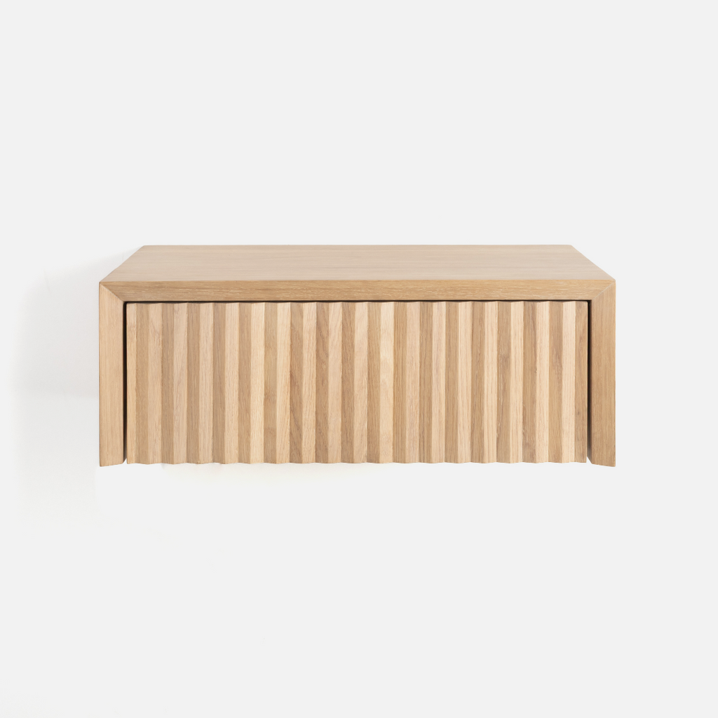 Copenhagen Floating Side Table - Light Oak