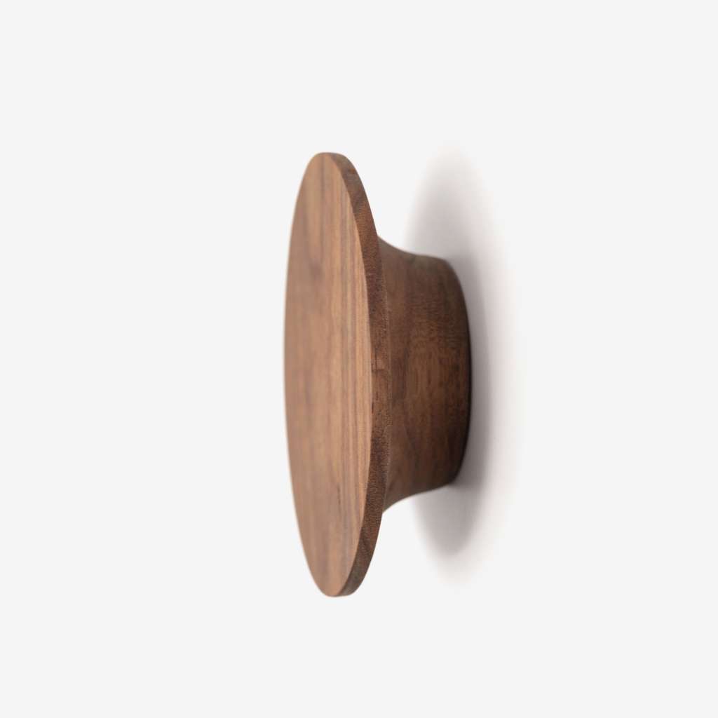 'Oh Hey' Wall Hooks - Solid Walnut