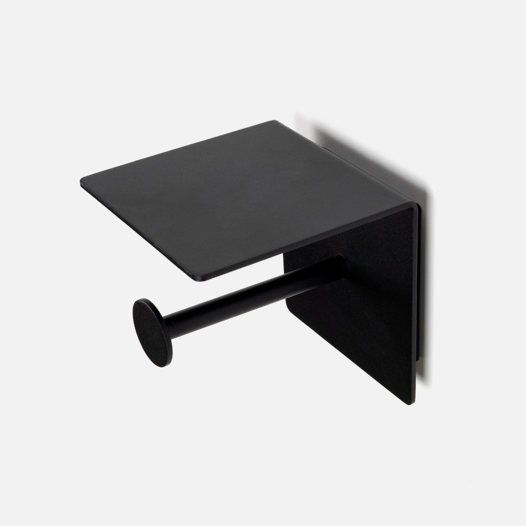 Norr Toilet Roll Holder Set - Black