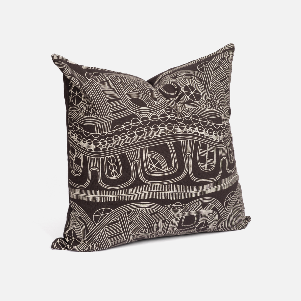 Scatter Cushion - Mbuti Black