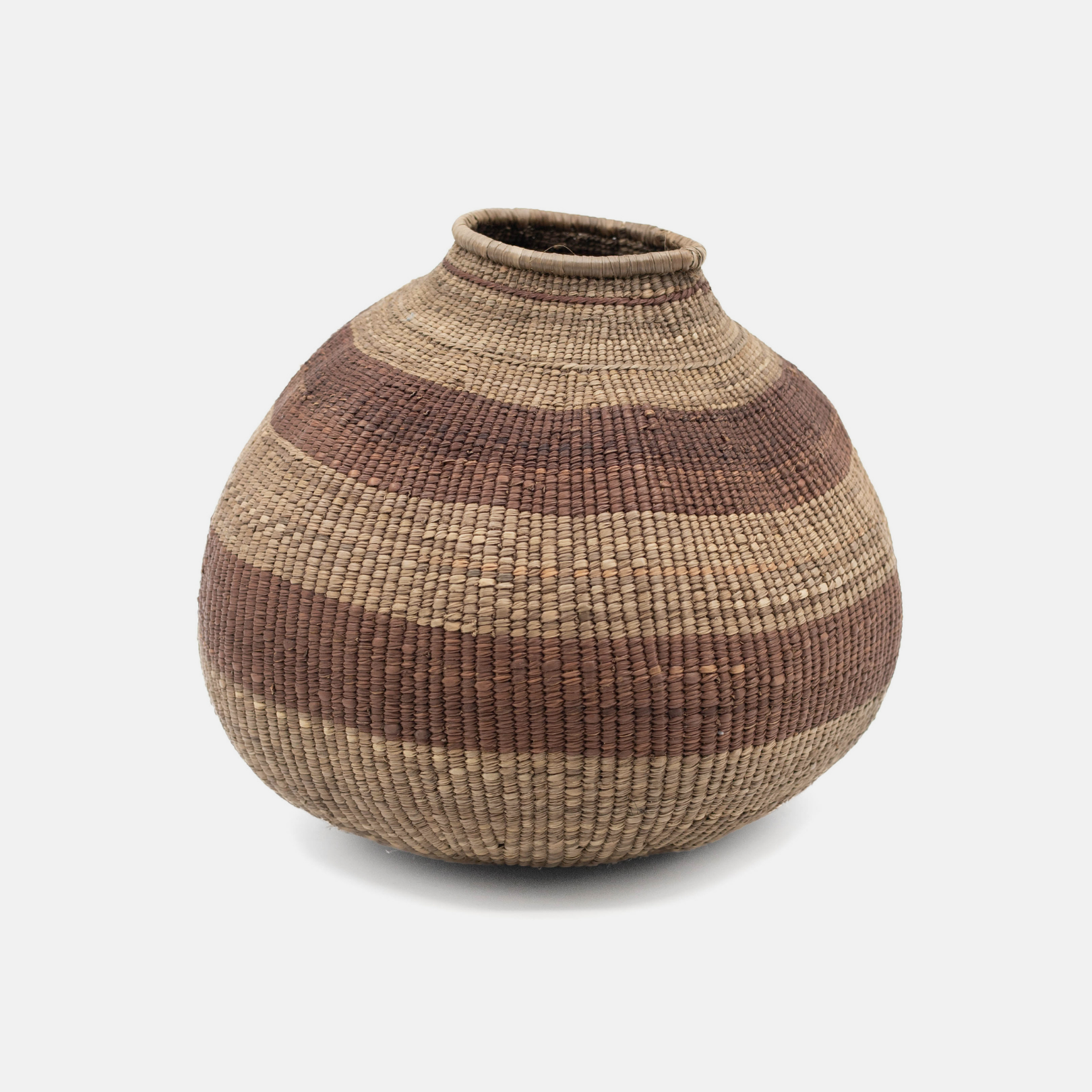 Kubu Basket - Brown & Natural