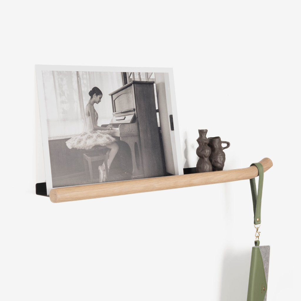 Noodle Lip Shelf Combo - Solid Oak
